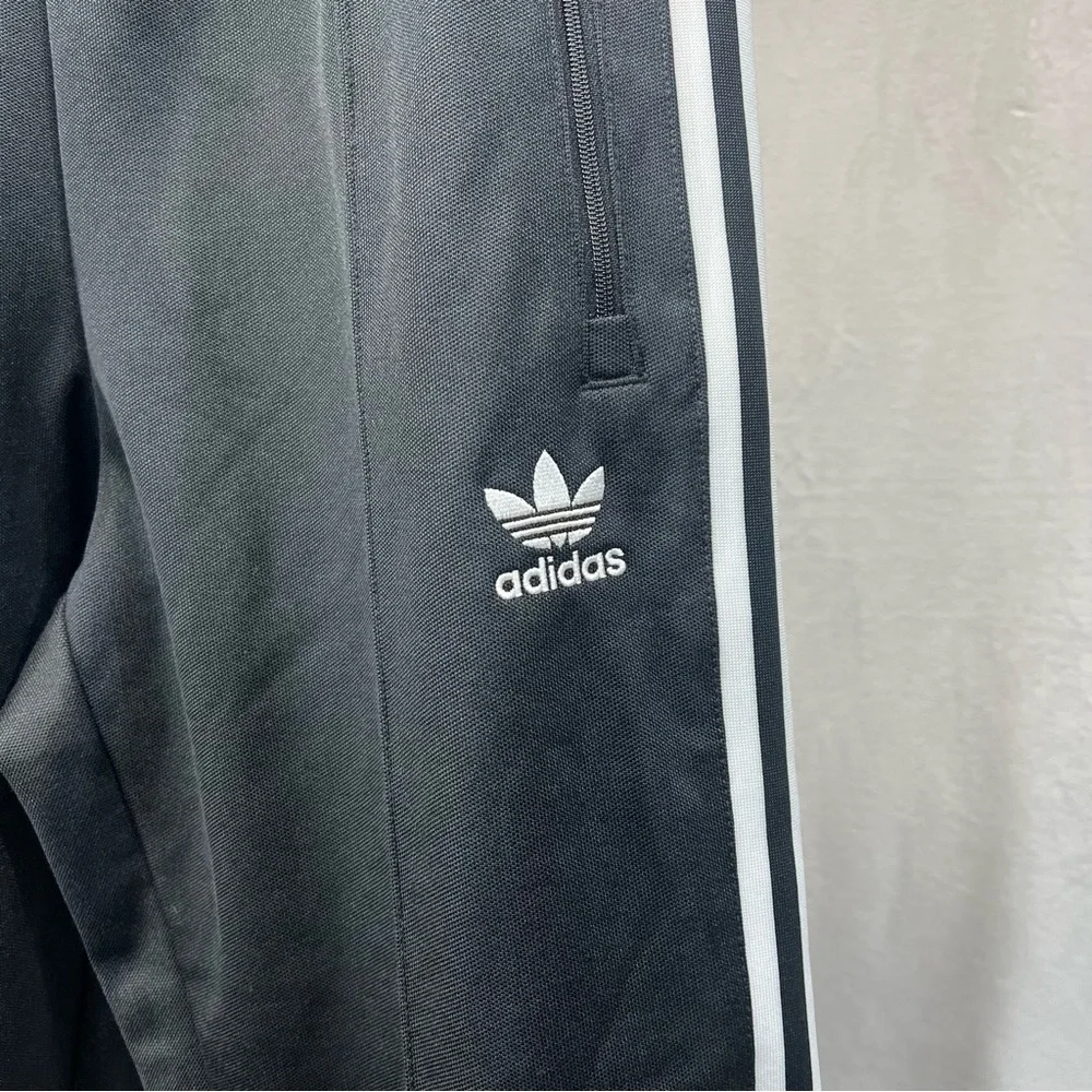 Adidas Men's‎ Black Joggers with White Stripes Small